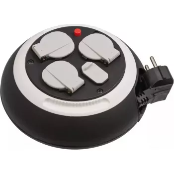 Power Extension Brennenstuhl 1109220600 3m 3 AC Outlets Indoor Black White