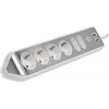 Power Extension Brennenstuhl 1153590620 2m 6 AC Outlets Indoor Silver White