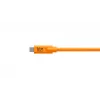 USB Cable Tether Tools CUC2515-ORG 4.6m USB C Micro-USB B Orange
