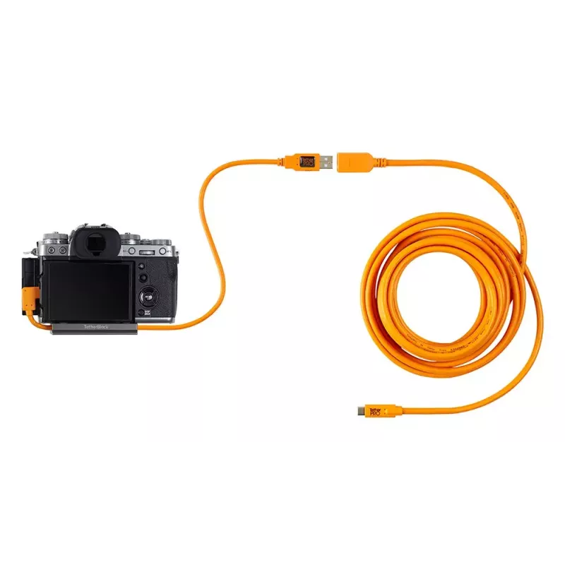 USB Cable Tether Tools CUCRT02-ORG 0.5m USB 3.2 Gen 1 Orange