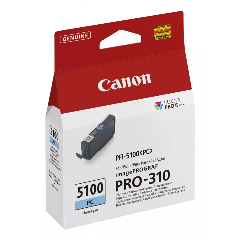 Canon PFI-5100 PC ink cartridge 1 pc(s) Original Photo cyan
