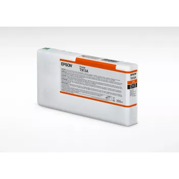 Epson T913A Orange Ink Cartridge (200ml), Standard Yield, Orange, Pigment-based ink, 200 ml, 1 pc(s)