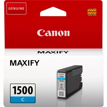 Canon PGI-1500C Cyan Ink Cartridge, Cyan, 4.5 ml