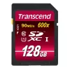 Flash Memory Transcend 128GB SDXC UHS-I 600x TS128GSDXC10U1