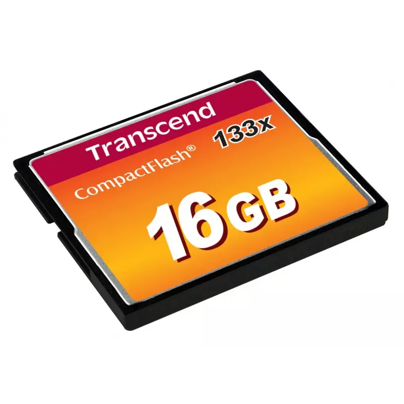 CompactFlash Card Transcend TS16GCF133 16GB, 50MB/s Read, 20MB/s Write