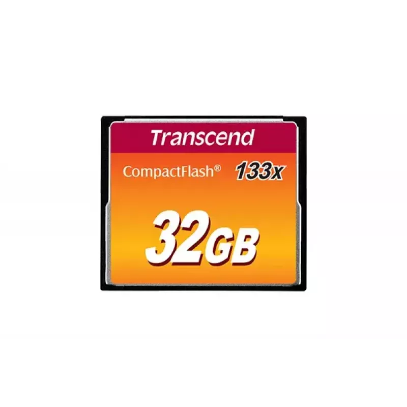 Flash Memory Transcend 32GB CompactFlash 133x TS32GCF133