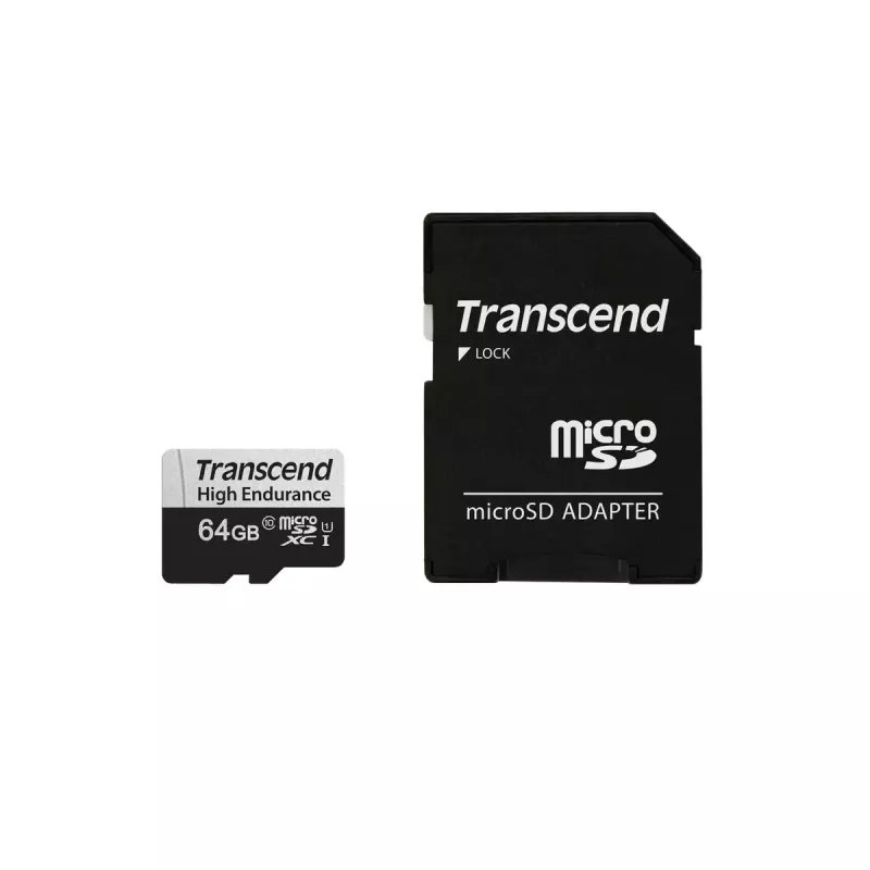 Flash Memory Transcend 64GB MicroSDXC 350V
