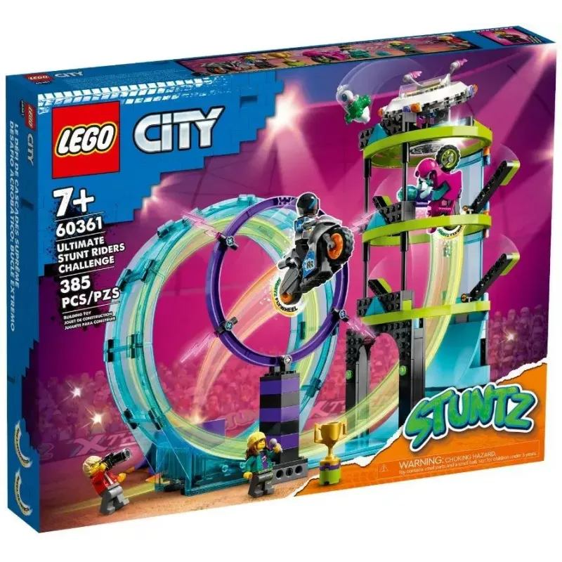 LEGO set LEGO City Stuntz 60361 Ultimate Stunt Riders Challenge — stunt bikes playset