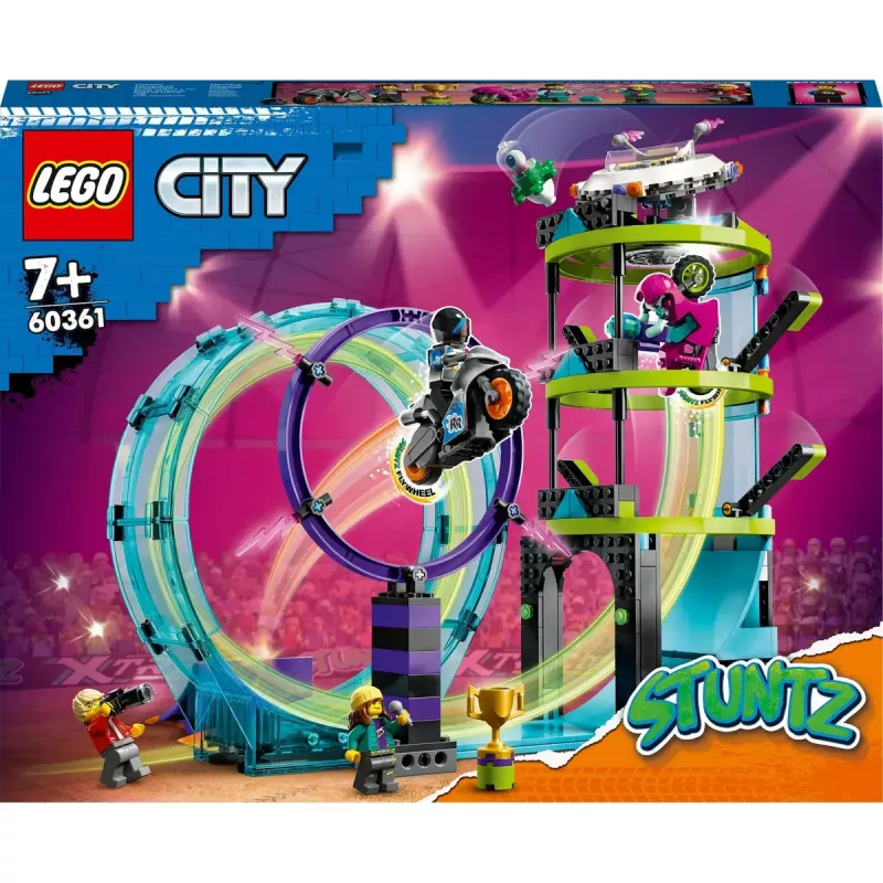 LEGO set LEGO City Stuntz 60361 Ultimate Stunt Riders Challenge — stunt bikes playset