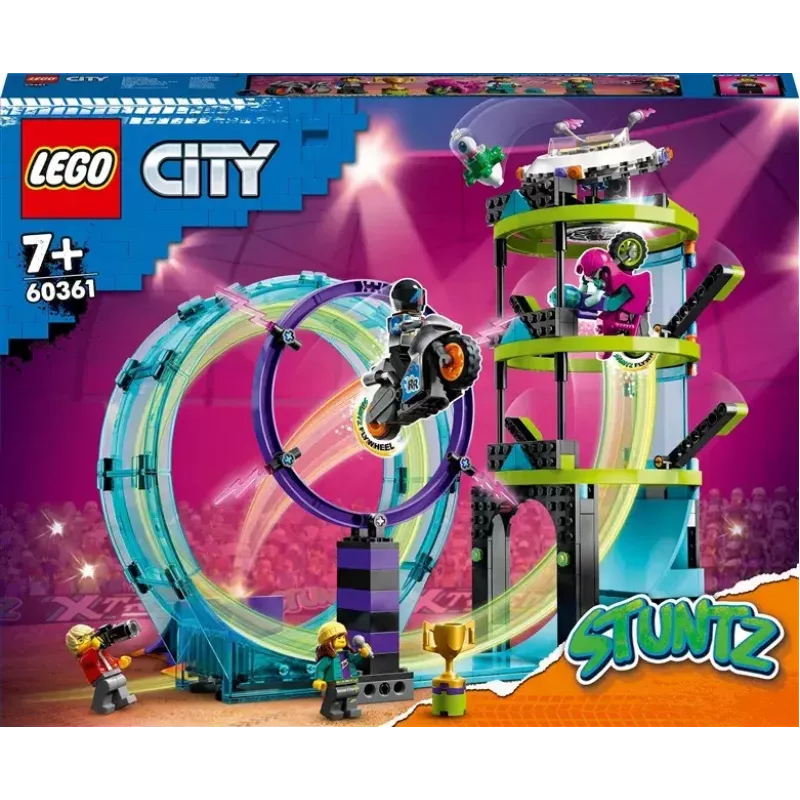 LEGO set LEGO City Stuntz 60361 Ultimate Stunt Riders Challenge — stunt bikes playset