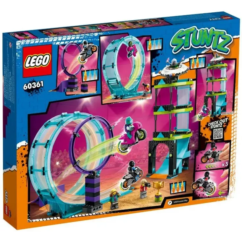 LEGO set LEGO City Stuntz 60361 Ultimate Stunt Riders Challenge — stunt bikes playset