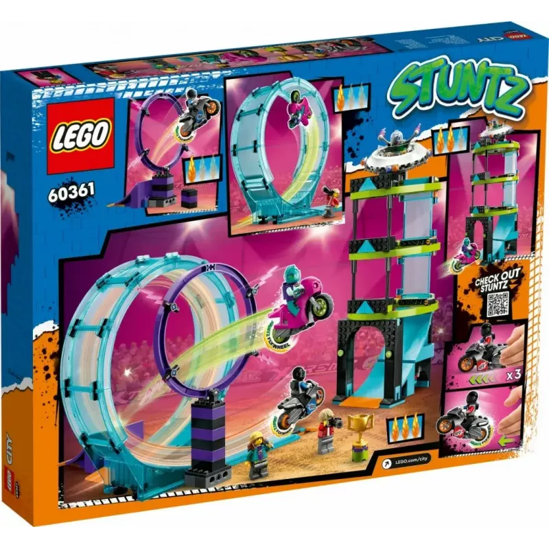 LEGO set LEGO City Stuntz 60361 Ultimate Stunt Riders Challenge — stunt bikes playset