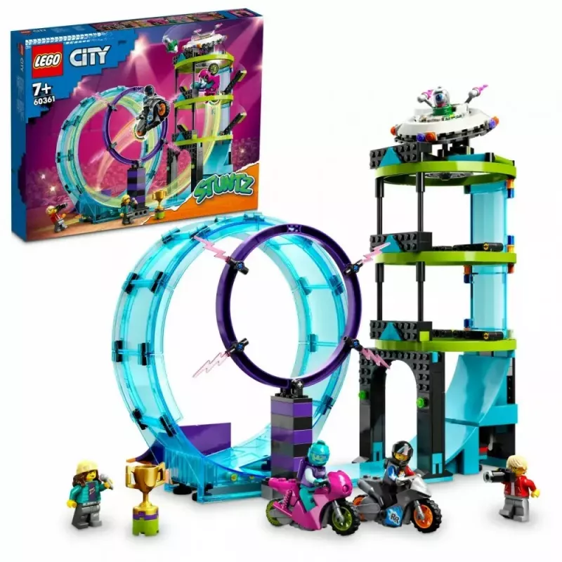 LEGO set LEGO City Stuntz 60361 Ultimate Stunt Riders Challenge — stunt bikes playset