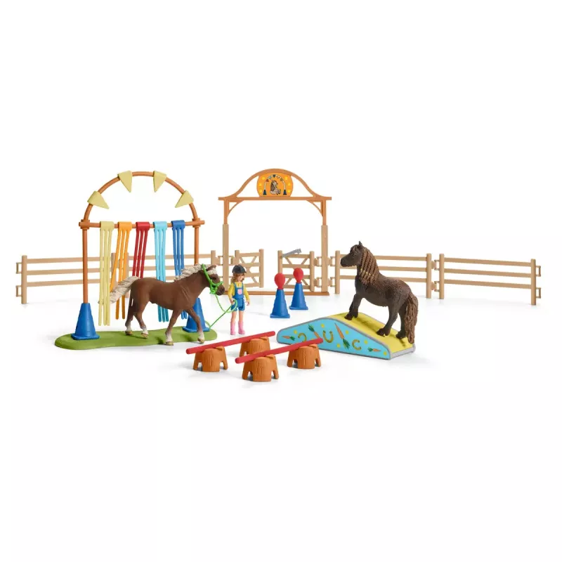 Pony agility training Schleich 42481 Multicolour Plastic 3-8 years