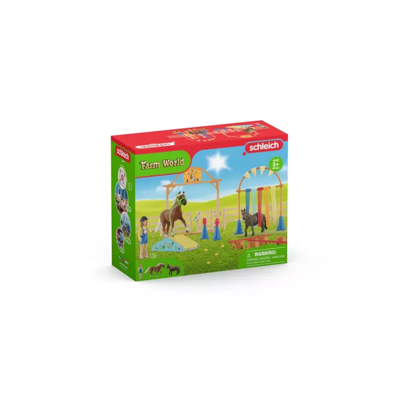 Pony agility training Schleich 42481 Multicolour Plastic 3-8 years