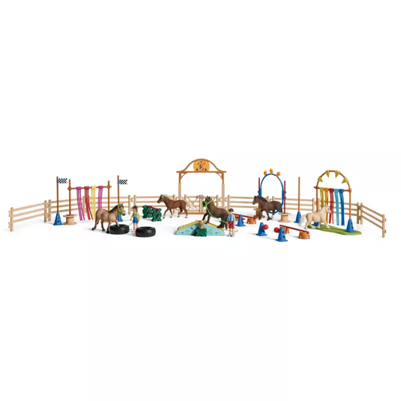 Pony agility training Schleich 42481 Multicolour Plastic 3-8 years