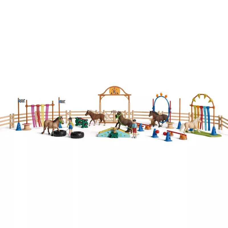 Pony agility training Schleich 42481 Multicolour Plastic 3-8 years
