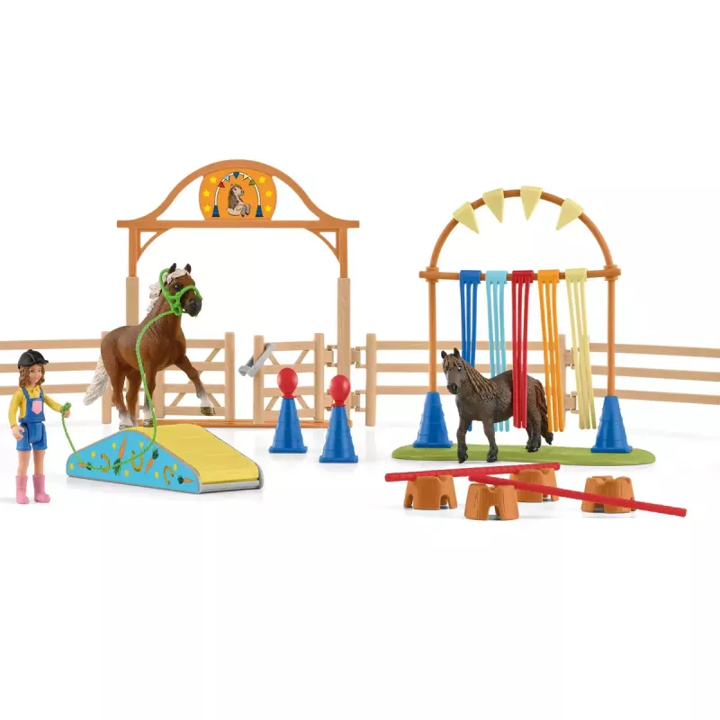 Pony agility training Schleich 42481 Multicolour Plastic 3-8 years