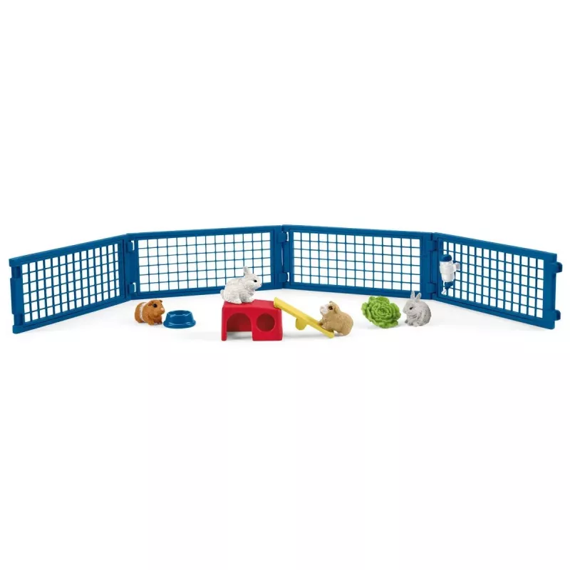 Rabbit and guinea pig hutch Schleich FARM WORLD 42500