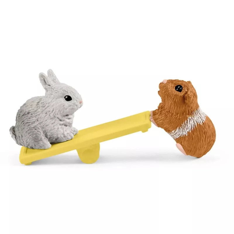 Rabbit and guinea pig hutch Schleich FARM WORLD 42500
