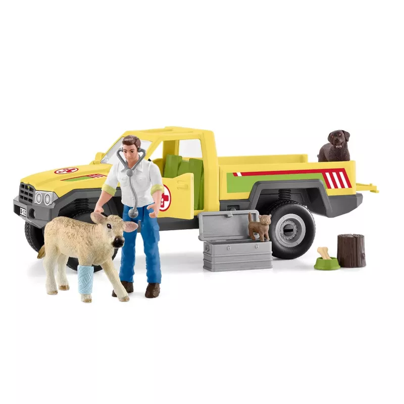 Veterinarian visit at the farm Schleich FARM WORLD 42503