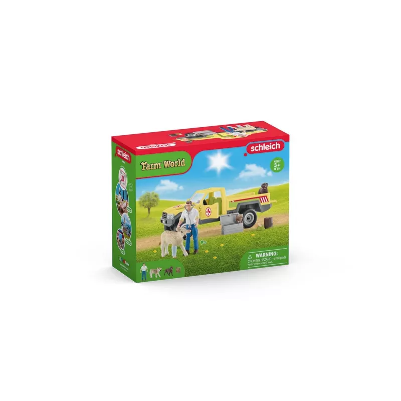 Veterinarian visit at the farm Schleich FARM WORLD 42503