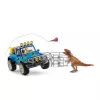 schleich Dinosaurs Off-road vehicle with dino outpost, Dinosaurs and volcano, Research station, 4 yr(s), Multicolour, Plastic