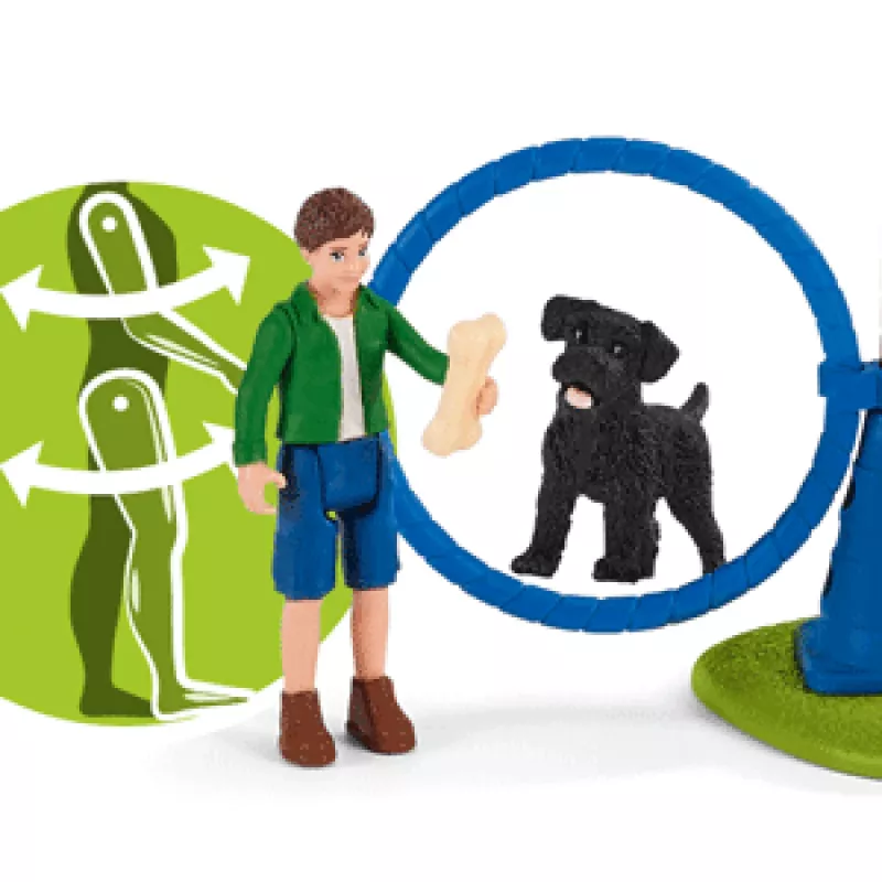 schleich Farm Life Puppy Agility Training, Farm World, 3 yr(s), Multicolour
