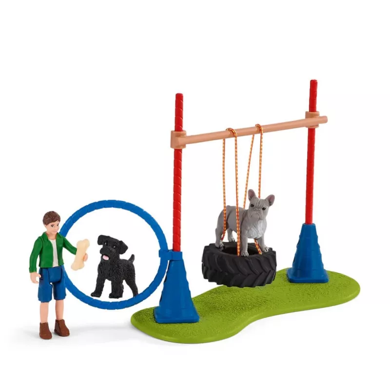 schleich Farm Life Puppy Agility Training, Farm World, 3 yr(s), Multicolour