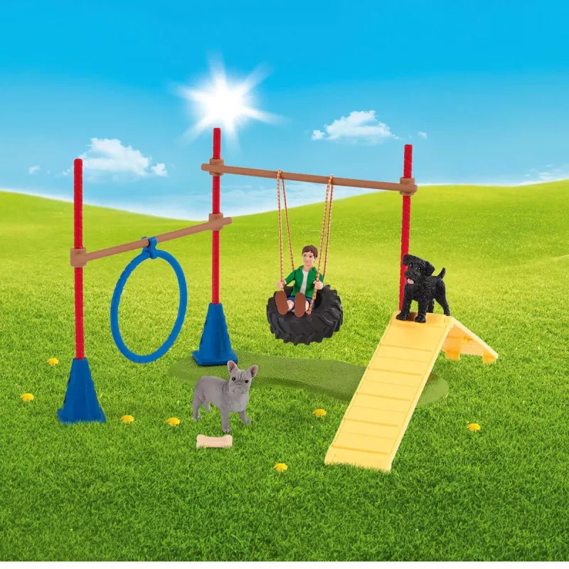 schleich Farm Life Puppy Agility Training, Farm World, 3 yr(s), Multicolour