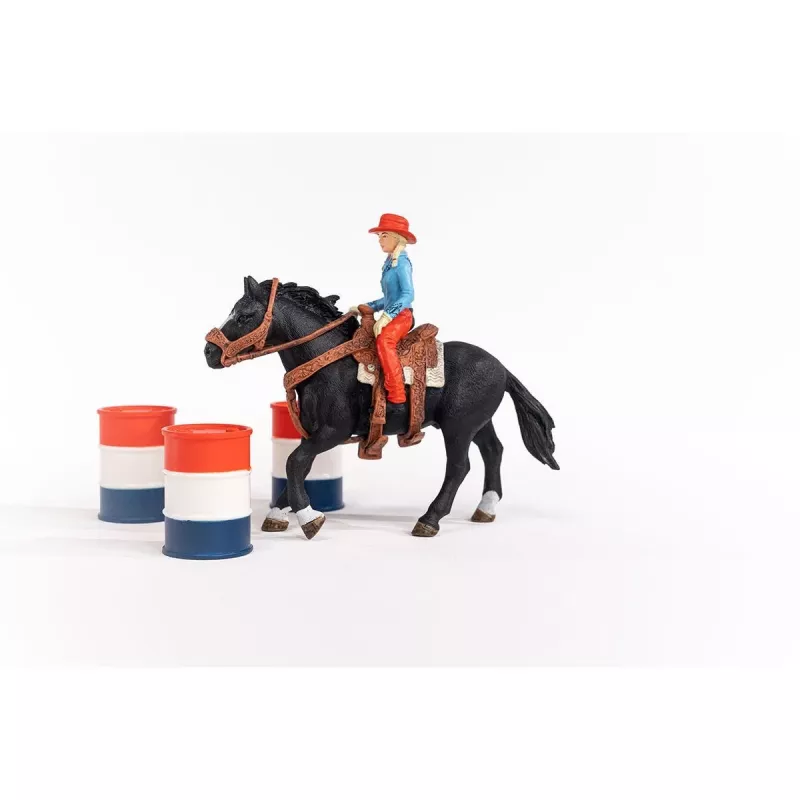 schleich Cowgirl Barrel Racing Fun, 3 yr(s), Multicolour