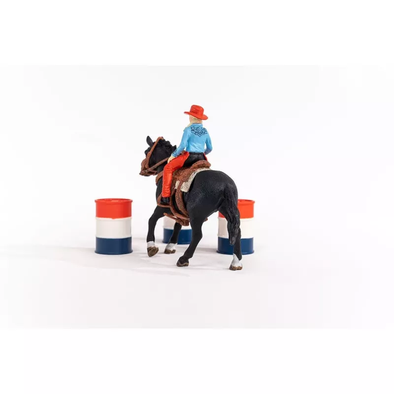 schleich Cowgirl Barrel Racing Fun, 3 yr(s), Multicolour