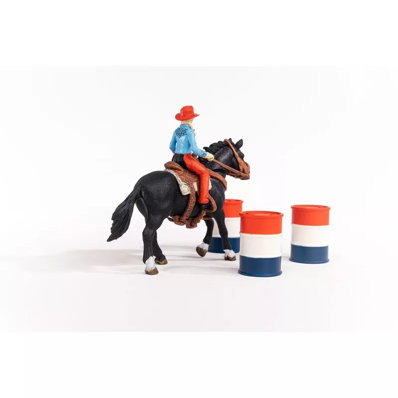 schleich Cowgirl Barrel Racing Fun, 3 yr(s), Multicolour