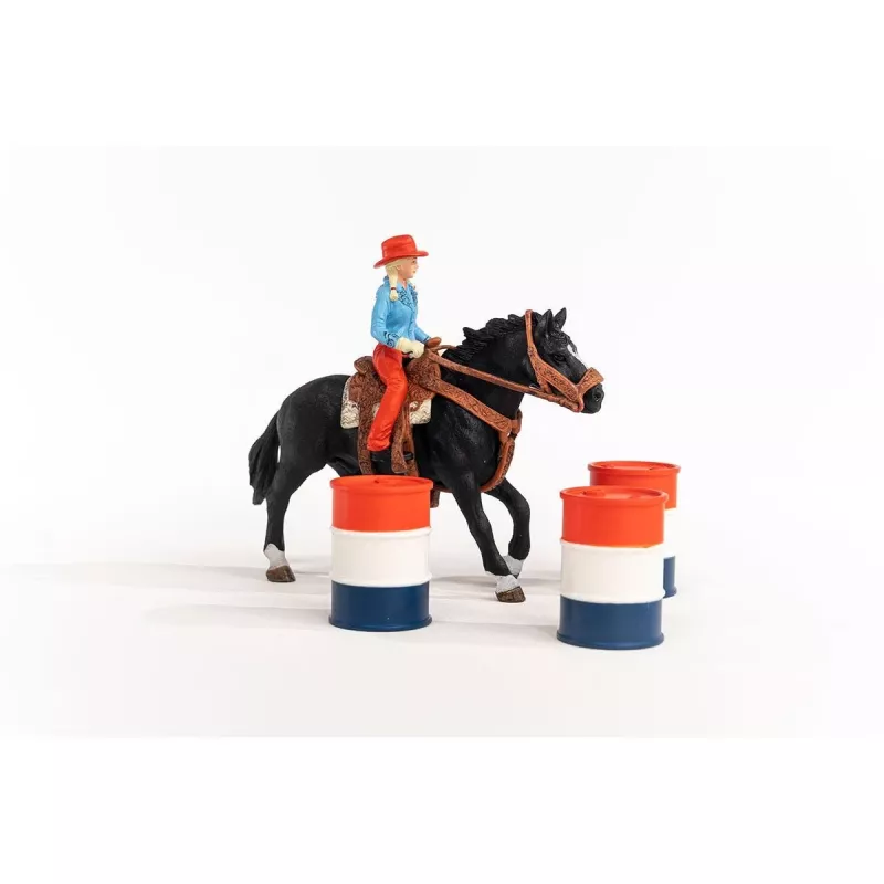 schleich Cowgirl Barrel Racing Fun, 3 yr(s), Multicolour