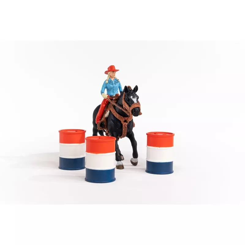 schleich Cowgirl Barrel Racing Fun, 3 yr(s), Multicolour