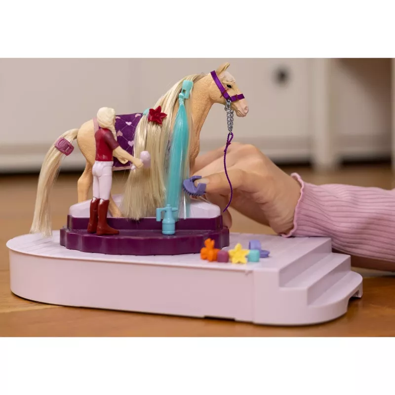 schleich HORSE CLUB Sofia’s Beauties Horse Grooming Station, Brushable hair, Horses, 3 yr(s), Multicolour