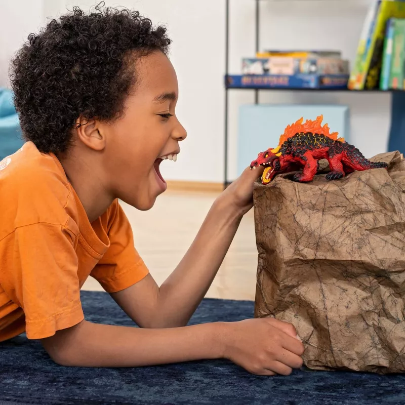 schleich ELDRADOR CREATURES Magma Lizard, 7 yr(s), Lava World, Monsters and dragons, Black, Red, Plastic