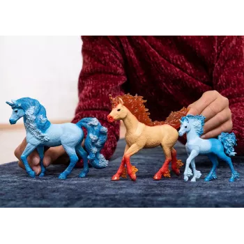 Toy Schleich BAYALA Elementa Fire Unicorn Stallion Orange 70756S