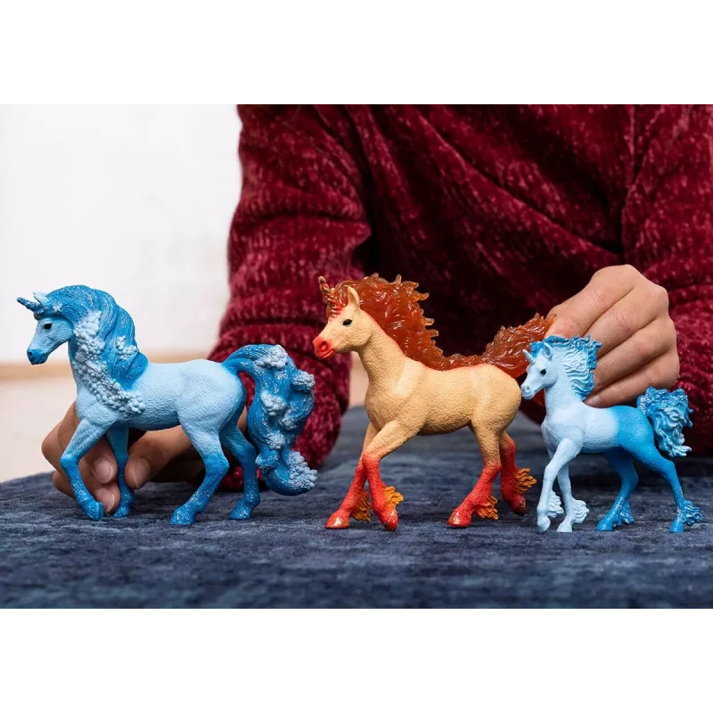 Toy Schleich BAYALA Elementa Fire Unicorn Stallion Orange 70756S