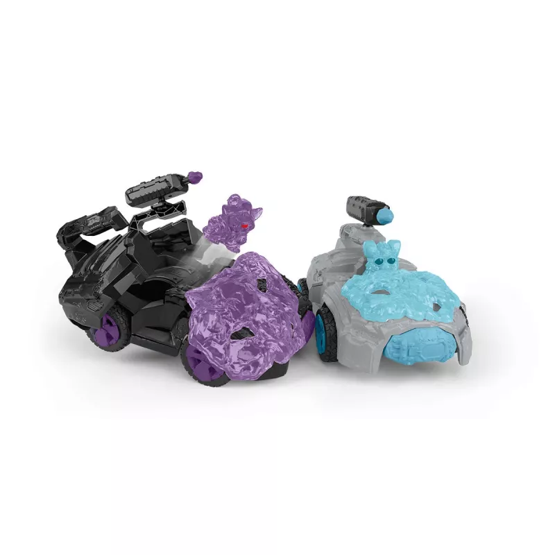 Schleich Shadow CrashMobile with Mini Creature Black Purple 42672