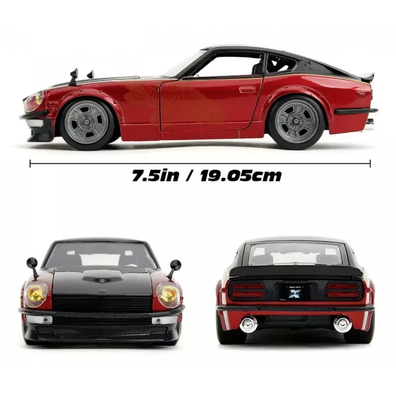 Car Jada Toys 253203090 Fast & Furious Metal Plastic Rubber Black Red
