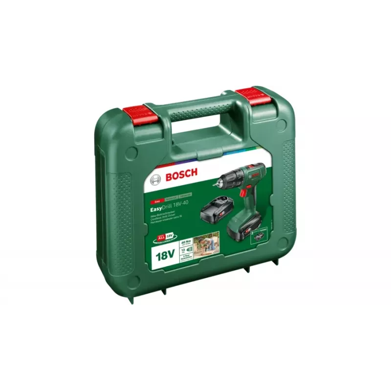Bosch EasyDrill 18V-40 1630 RPM Keyless 1.3 kg Black, Green