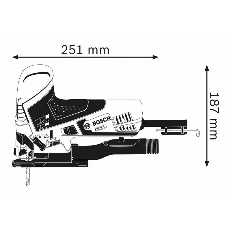 Bosch 0 601 58G 000 power jigsaw 650 W 2.3 kg