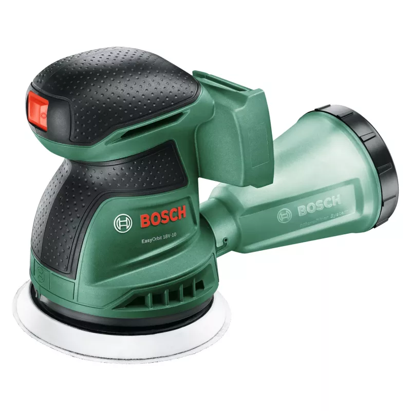 Bosch EasyOrbit 18V-10 (Baretool), Orbital sander, Black, Green, Plastic, Germany, 23000 OPM, 1 mm