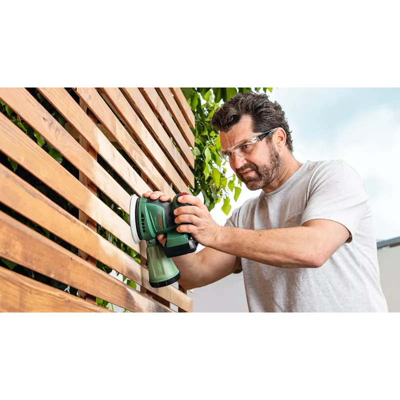 Bosch EasyOrbit 18V-10 (Baretool), Orbital sander, Black, Green, Plastic, Germany, 23000 OPM, 1 mm