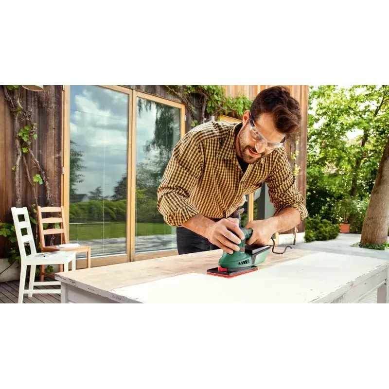 Bosch PSM 200 AES Multi sander 26000 RPM Black, Green 200 W