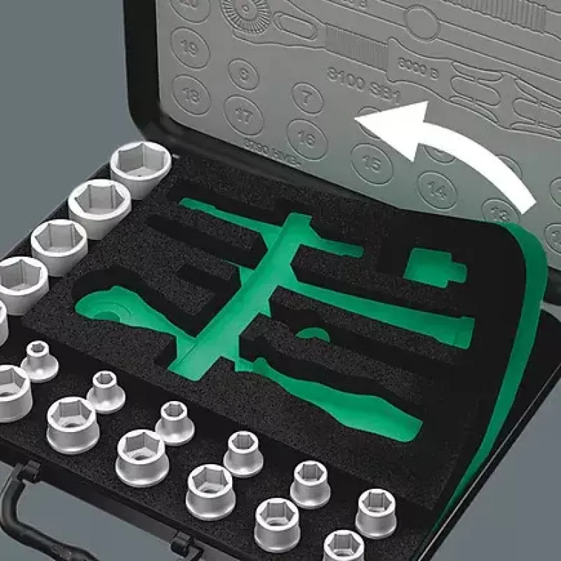 Socket set Wera 05003535001