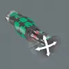 Ratchet Wrench Wera 05004281001 18 pc Black Green