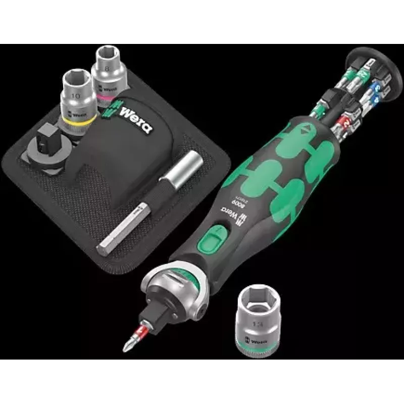 Ratchet Wrench Wera 05004281001 18 pc Black Green