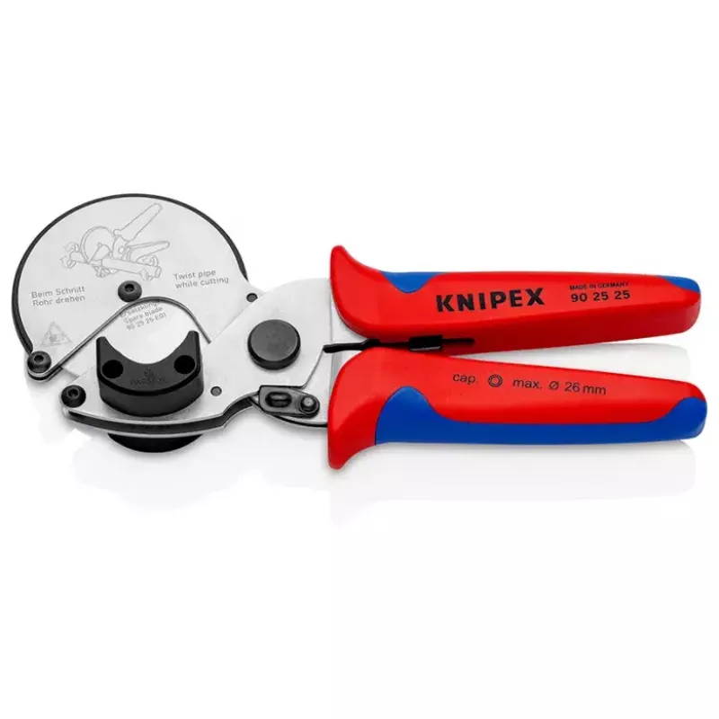 Pipe scissors Knipex 90 25 25 Aluminium Black Blue Red 210 mm
